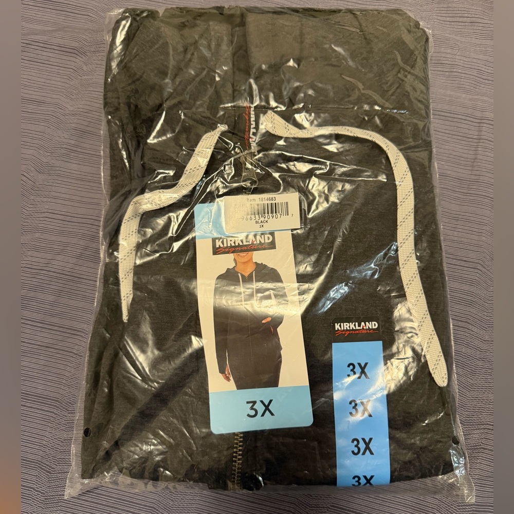 Kirkland Signature Women Lightweight Zip Up Hoodie - Picture 6 of 6